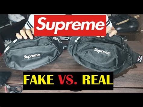 how to spot fake supreme waist bag ss18|Supreme SS18 Backpack Real vs Fake : r/FashionReps .